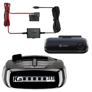 Cobra RAD 480i Radar Detector & SC 201 Smart Dash Ca