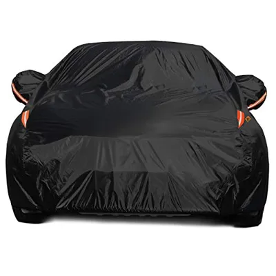 COLOR RAIN TIME Full Car Covers for Sedan, Car Cover Waterproof All Weather Windproof Dustproof UV Protection Scratch Resistant Indoor Outdoor Univers