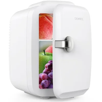 CROWNFUL Mini Fridge