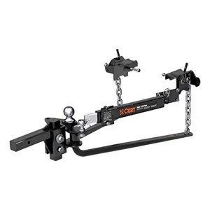 CURT 17063 Round Bar Weight Distribution Hitch with