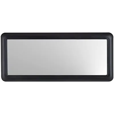 Custom Accessories 70003 Black Deluxe Visor Mirror