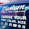 Custom Vinyl Letter Stickers and Decals - Durable Letter Stickers