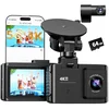 Dash Cam Front and Rear: 4K Dual Channel Dash Cam