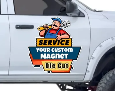 Die Cut Custom Car Magnet Sign | Personalized Logo for ...