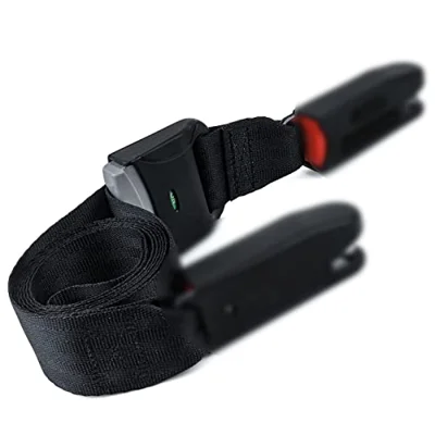 DIRAWOR Car Fixing Strap Pad Pads Compatible with Universal Isofix Kids Seat Fixing Straps with Latch Interface Accessory Cover