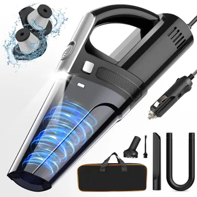 DRECELL Car Vacuum, Portable Car Vacuum Cleaner with 7000PA Suction, ...