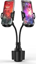 Dual Dual Phone Car Cup Holder Mount