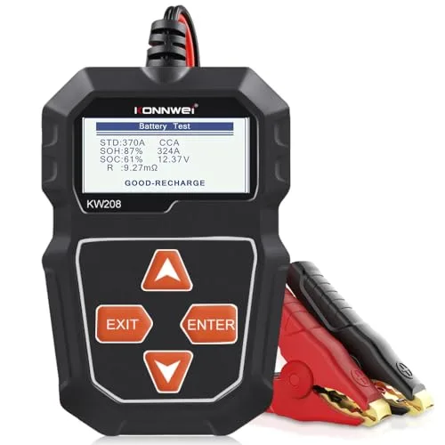 Konnwei Kw208 12v Car Battery Tester