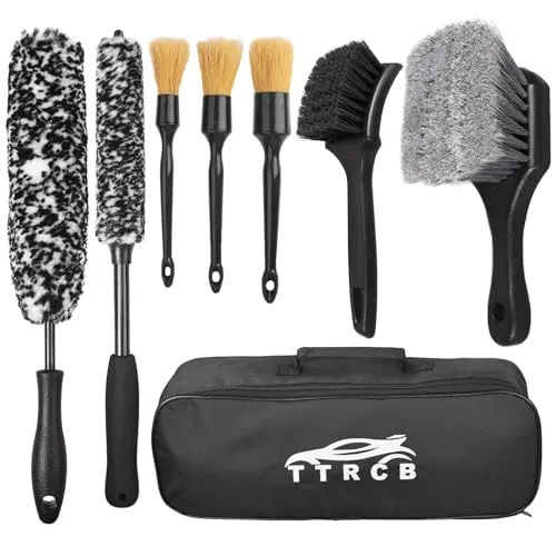 8Pcs Wheel Brush, Tire Brush, Wheel Cleaner…