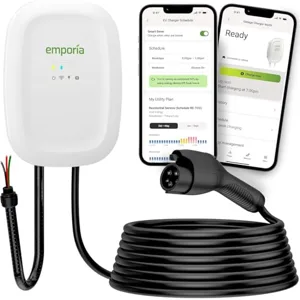 EMPORIA Level 2 EV Charger w/ J1772 Connector — 48 A