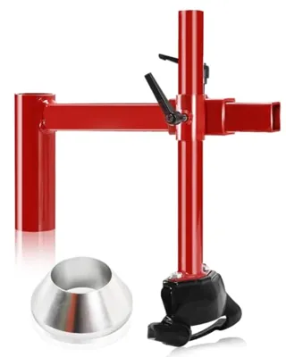 EXODIOS Upgrade Manual Tire Changer Duck Head Kit with Silver Cone, with Tire Changer Duck Head Fit for Most Car Tires