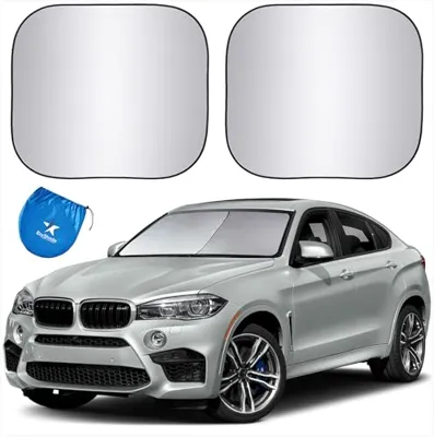 EzyShade Car Windshield Sun Shade. See Vehicle Size-Chart. Medium (M) Size