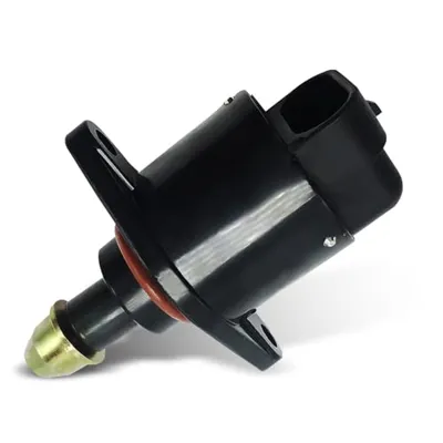 Flygun 1 PC Car Idle Control Valve, Idle Motor Idle Air Control Valve for Unstable Idle/Unsmooth Acceleration, Throttle Stepper Motor Replacement 90380 10526, Compatible with King Kong Auto (Black)