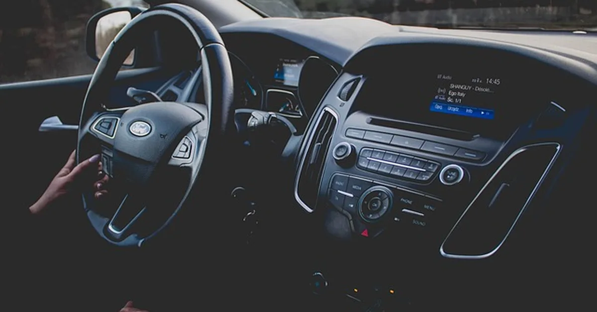 Ford car interior and dashboard