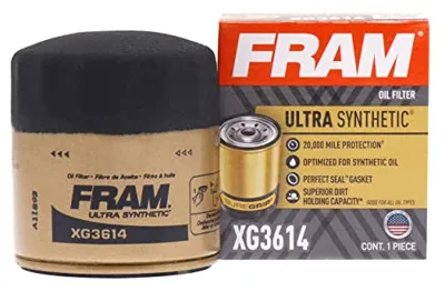 FRAM Ultra Synthetic Automotive Replacement Oil Filter, Designed for Synthetic ...