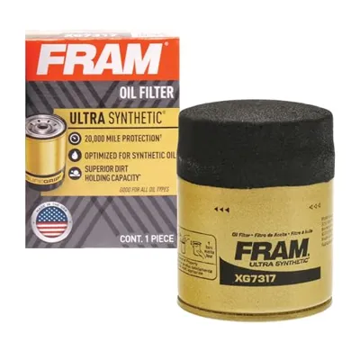 FRAM Ultra Synthetic Automotive Replacement Oil Filter, Designed for Synthetic ...