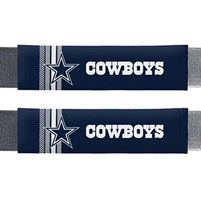 Fremont Die NFL Dallas Cowboys Rally Seat Belt Pads, Universal Fit, Universal Fit, Team Colors