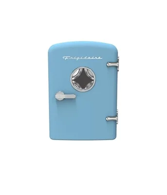 Frigidaire Retro 9-Can Mini Personal Fridge Portable Cooler (Blue)