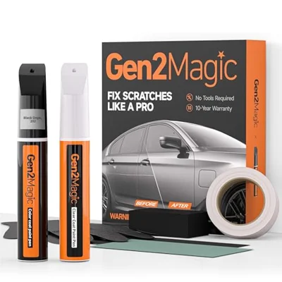 Gen2Magic Black Onyx Touch Up Paint Pen Kit for Toyota [Clear Coat ...