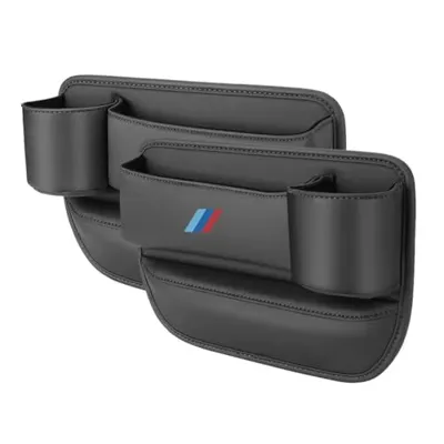 Generic 2 PCS Car Seat Gap Filler Organizer Compatible with BMW 1 2 3 4 5 6 7 Series X1 X2 X3 X4 X5 X6 X7 Accessories, Car Seat Crevice Storage Box
