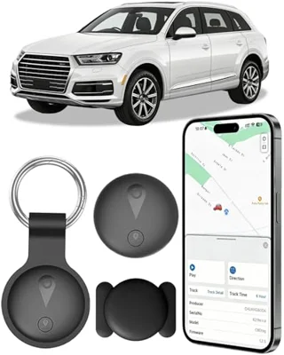 GPS Tracker for Vehicles, Real-Time Undetectable GPS Tracker for Car, No Monthly Fee, IP68 Waterproof