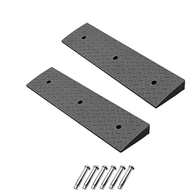 Heavy Duty Rubber Curb Ramps, 2'' Rise, 2 Pack, 6600 ...
