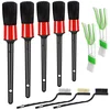 HMPLL 10pcs Auto Car Detailing Brush Set Car Interior Cleaning