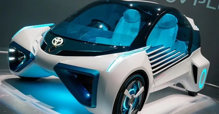 Toyota hydrogen fuel cell concept car
