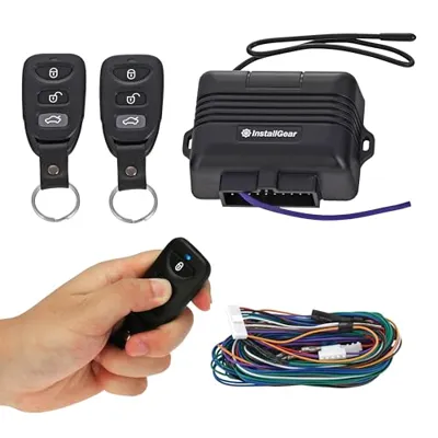 Installgear Keyless Entry System With Two 3-button Remotes And 4 Door 
