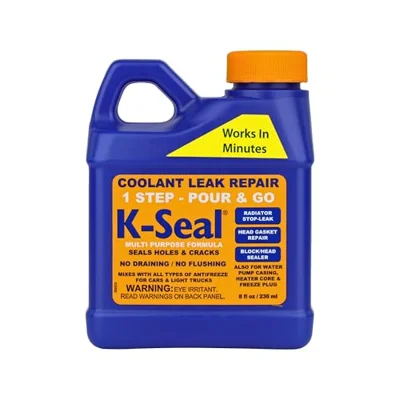 K-Seal ST5501 Multi-Purpose One Step Coolant Leak Repair, 8oz, Pour and Go, Mixes with All Antifreeze, No Flushing Required