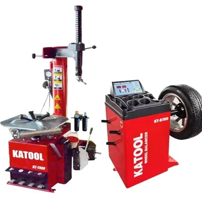KATOOL KT-T800/B700 Tire Changer and Wheel Balancer Combo Machine Garage Shop Equipment for Tire...