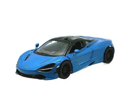 KiNSMART McLaren 720s Blue 5 Inch 1:36 Scale Die Cast Metal Model Toy Super Sports Car