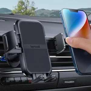 Lamicall 2026 Wider Clamp & Metal Hook Car Phone Hol