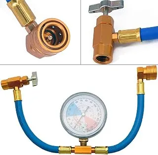 LIYYOO AC Recharge Hose with Gauge