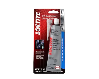 LOCTITE Automotive RTV Black Silicone Adhesive – High-Temp, Indoor & Outdoor Sealant, Waterproof, Flexible, Protects Wiring - 80 ml, 1 Pack