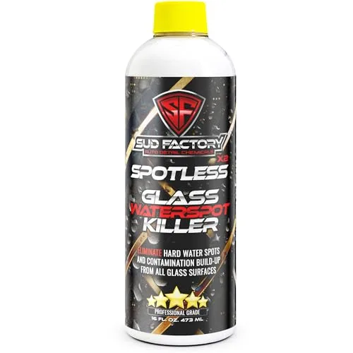 Sud Factory Spotless X2 Upgraded Glass Hard Water Spot Remover