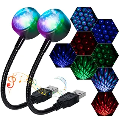 LuxLumin Portable Car Roof Star Projector Lights - USB Powered, ...