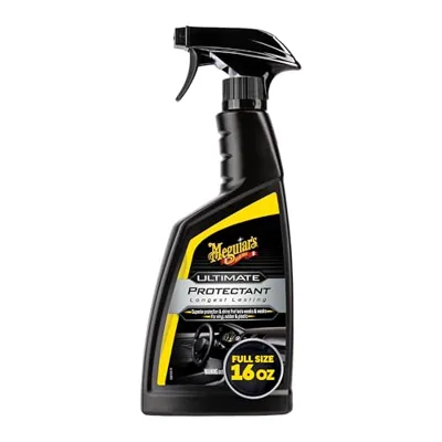 Meguiar's Ultimate Protectant, Exterior & Car Interior Protectant with UV Clear Coat Technology, Non-Greasy Formula for Shining and Protecting Vinyl, Rubber, and Plastic, 15.2 Oz Spray Bottle