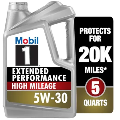 Mobil 1 Extended Performance High Mileage Full Synthetic Motor Oil 5w-