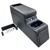 MOOSUN 31515 Denim Black Deluxe Locking Center Console for Jeep