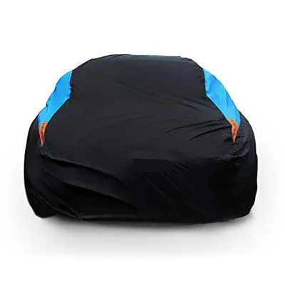 MORNYRAY Waterproof Car Cover All Weather Snowproof UV Protection Windproof Outdoor Full car Cover, Universal Fit for Sedan (Fit Sedan Length 194-206 inch, Blue)