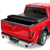 MOSTPLUS Quad Fold Soft Truck Bed Tonneau Cover On Top