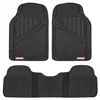 Motor Trend FlexTough Performance All Weather Rubber Car Floor Mats
