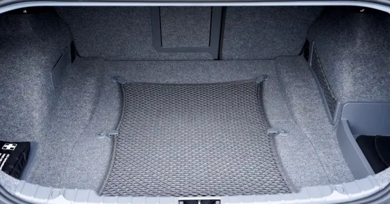 Open, empty car trunk ready for cargo