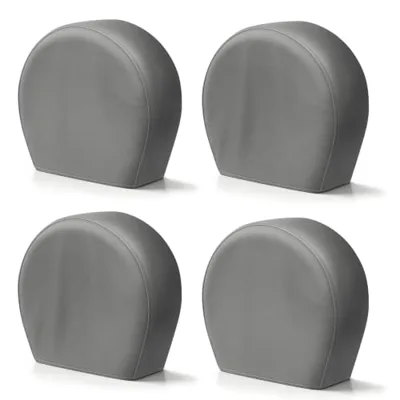 Explore Land Tire Covers 4 Pack Fit Tire Diameters 26-28.75 inch, Charcoal