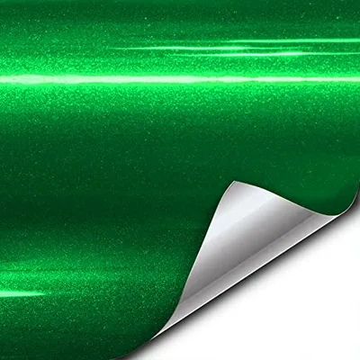 VVIVID XPO Gloss Liquid Metal Green Vinyl Car Wrap Film (3ft x 5ft)