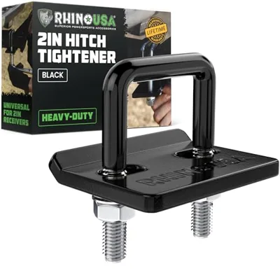 Rhino USA Hitch Tightener Anti-Rattle Clamp - for 2in Hitches