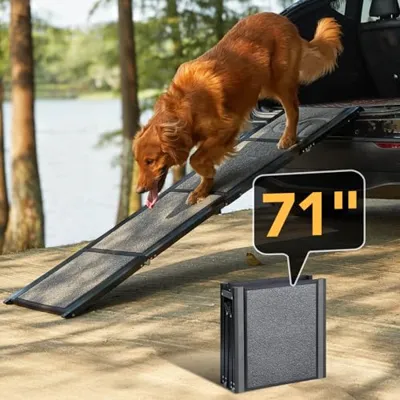 PetThem Dog Ramp for Car 71'' X-Long & 17.2