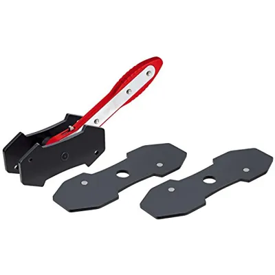 Powerbuilt Ratcheting Caliper Piston Tool Set, Brake Caliper Press, Size Range:1-1/2” to 2-5/8”, Includes 2 Sets of Push Plates - 647861