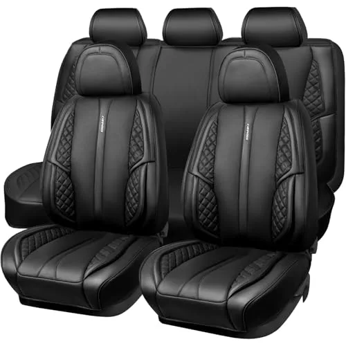 Car Pass Nappa Pu Leather Car Seat Covers Full Set